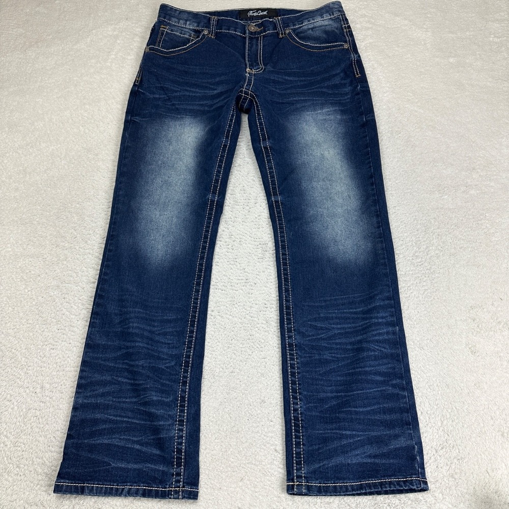 True Luck Jeans Men's Size 32x32 (ACTUAL 34x31) Blue Denim‎ Pants